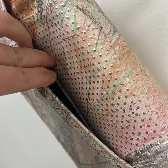 Vintage pastel color handbag - Picture 4 of 9